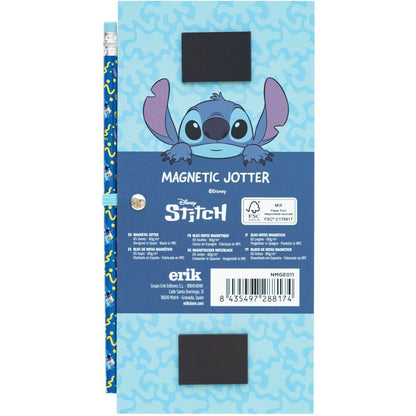Bloc de notas magnético de Stitch Disney con lista y diseño tropical - 2