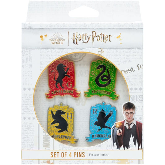 Set de cuatro pins de las casas de Hogwarts de Harry Potter - 2