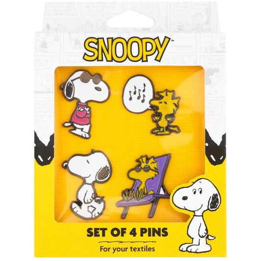 Set de cuatro pins de Snoopy y Woodstock - 2