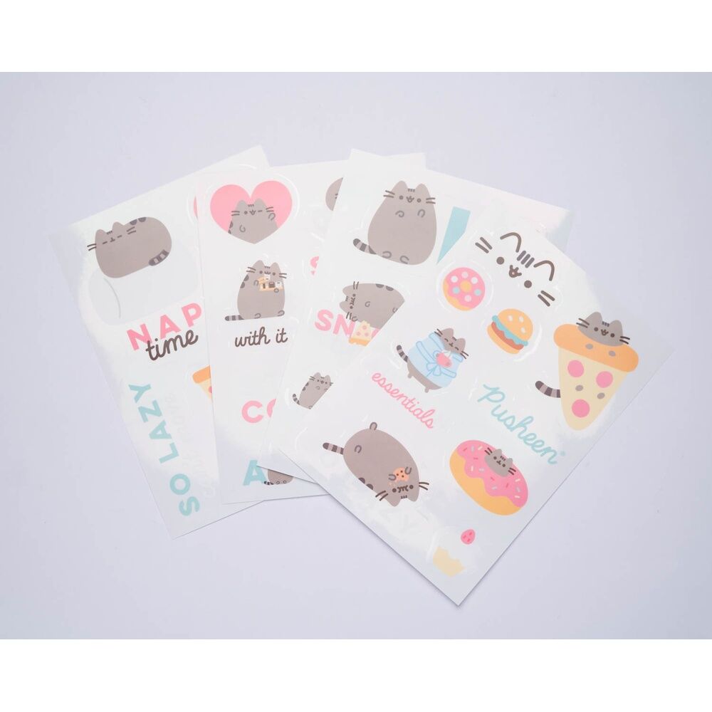 Set de pegatinas reutilizables Pusheen para dispositivos - 3