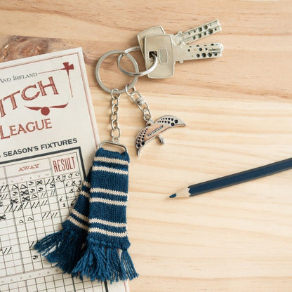 Llavero bufanda azul y crema de Ravenclaw Harry Potter - 3