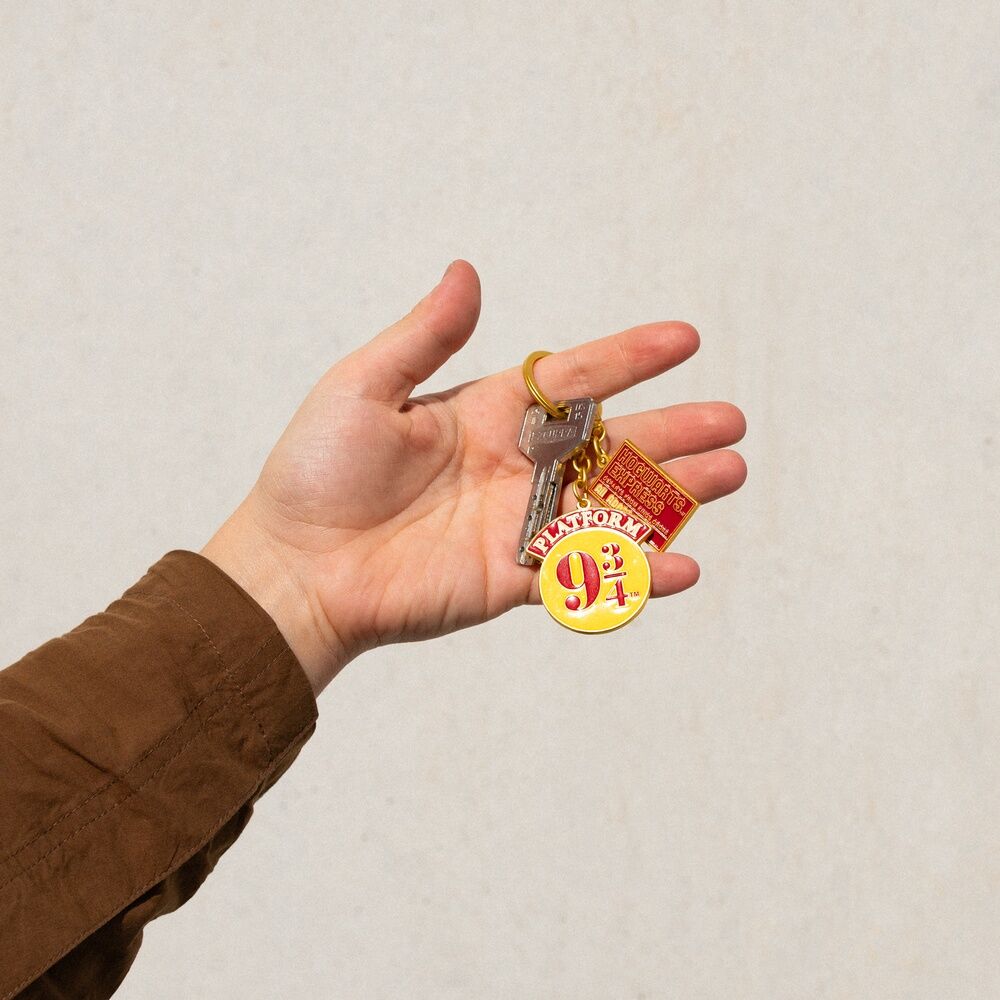 Llavero Harry Potter Andén 9 3/4 con placa de Hogwarts Express - 3