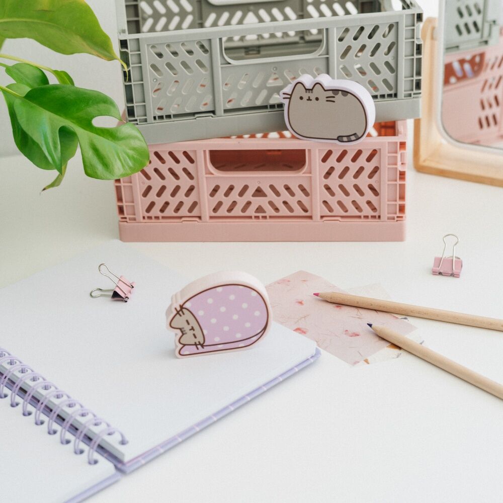 Set de 2 gomas de borrar Jumbo con diseños de Pusheen - 4