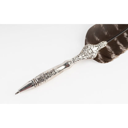 Set Harry Potter con bolígrafo pluma, cartas de pergamino y soporte negro - 4