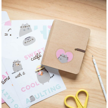 Set de pegatinas reutilizables Pusheen para dispositivos - 5