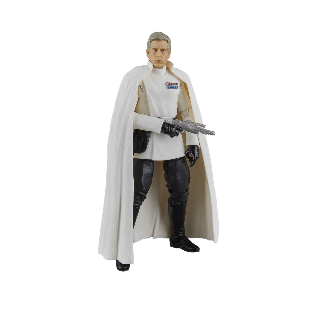 Figura articulada de Orson Krennic de Star Wars Andor con uniforme blanco y arma