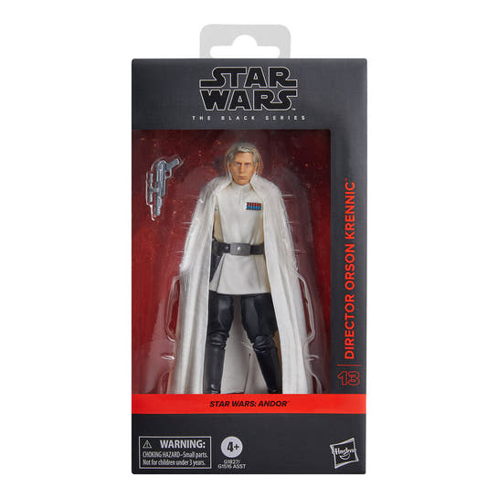 Figura articulada de Orson Krennic de Star Wars Andor con uniforme blanco y arma - 8