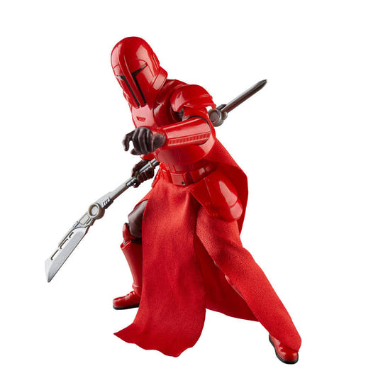 Figura Imperial Praetorian Guard de The Mandalorian con armadura roja y capa - 3
