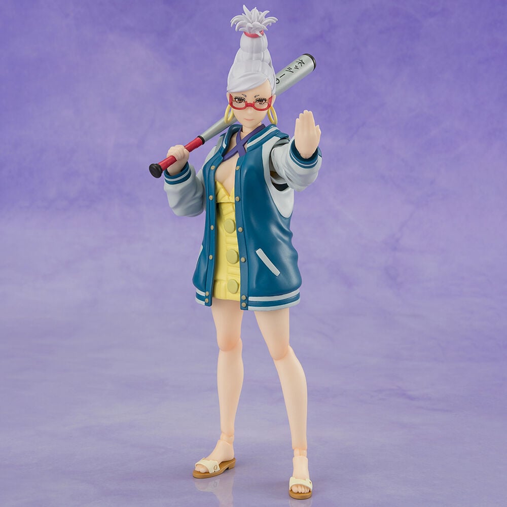 Figura articulada S.H.Figuarts de Seiko de Dandadan con bate de béisbol