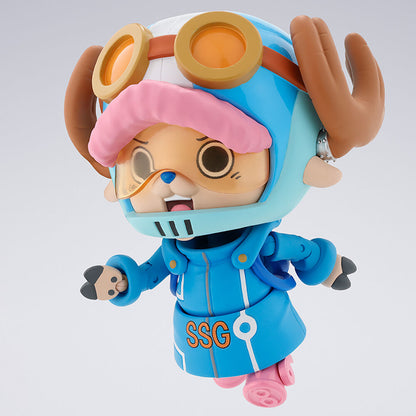Figura articulada de Tony Tony Chopper de One Piece con traje azul y casco futurista - 2