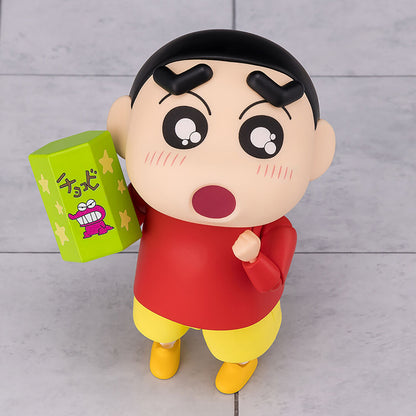 Figura S.H. Figuarts de Shinnosuke Nohara con camiseta roja y pantalón amarillo - 3