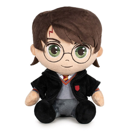 Peluche de Harry Potter Harry de 25 cm con gafas y uniforme de Hogwarts