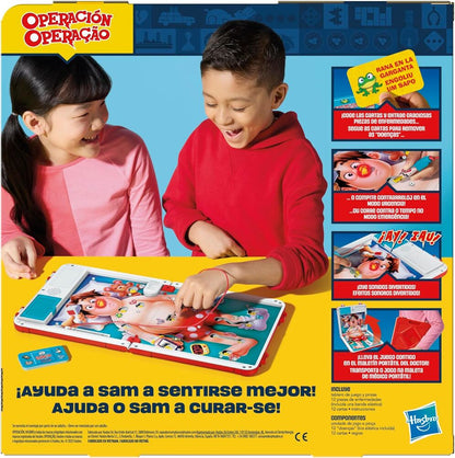 Juego Operación de Hasbro en forma de maletín médico con Sam - 3