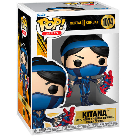 Figura Funko POP! de Kitana de Mortal Kombat 11 con abanicos - 2