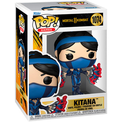 Figura Funko POP! de Kitana de Mortal Kombat 11 con abanicos - 2
