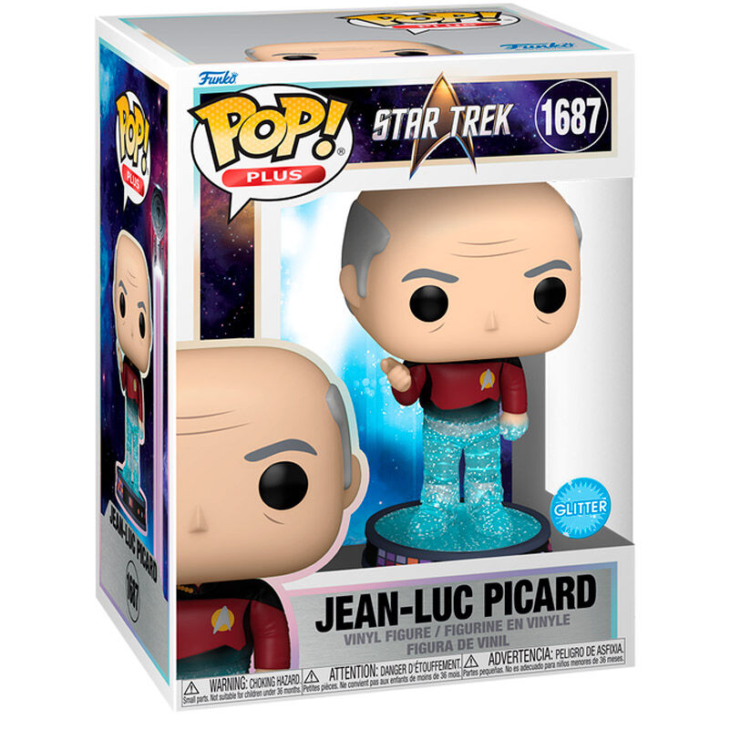 Figura Funko POP Plus de Jean-Luc Picard de Star Trek con uniforme de la Flota Estelar - 2