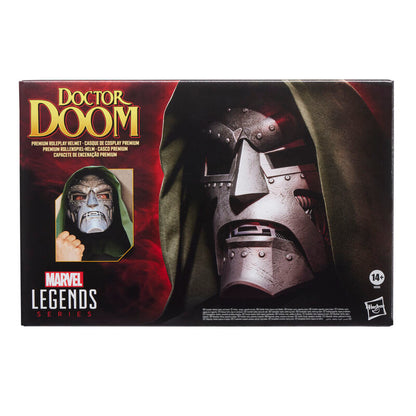 Casco réplica de Doctor Doom Marvel Legends con capucha verde - 4