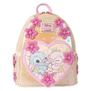 Mochila Disney Loungefly de Stitch y Angel con flores rosas