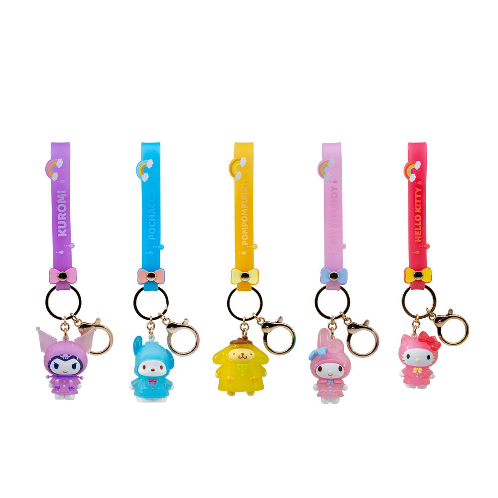 Llaveros de PVC Hello Kitty and Friends surtidos con cinco personajes
