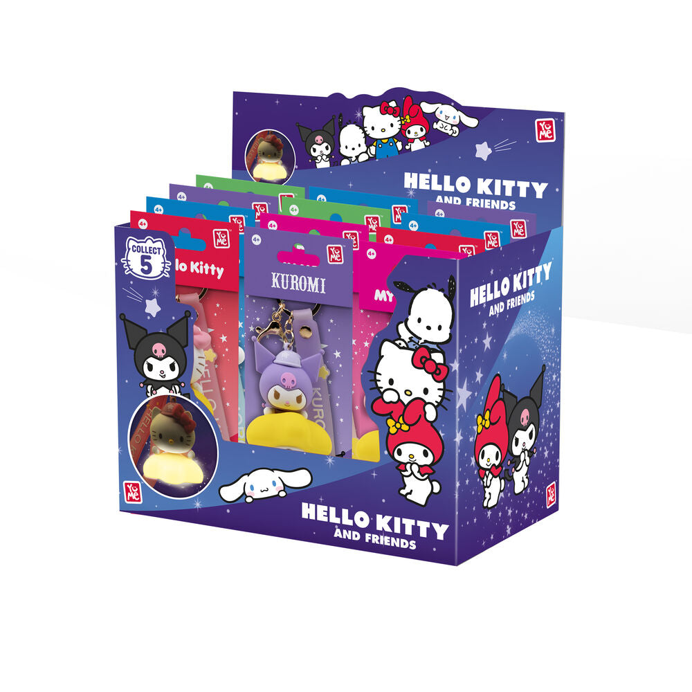 Llavero con luz Hello Kitty and Friends surtido