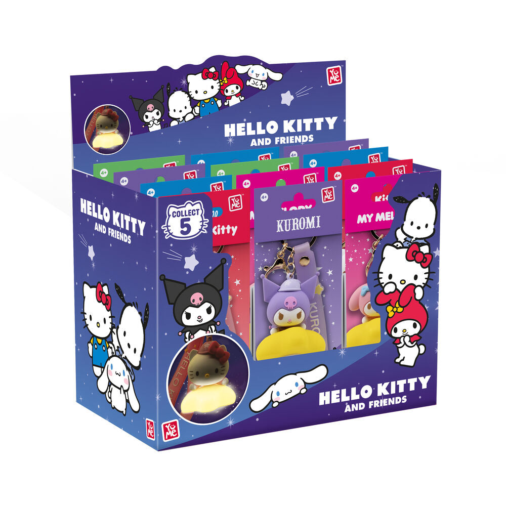 Llavero con luz Hello Kitty and Friends surtido - 16