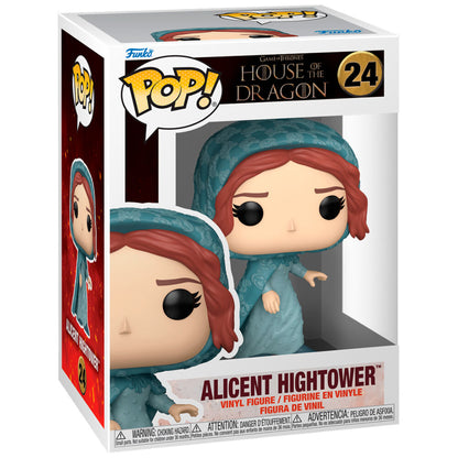 Figura Funko POP! de Alicent Hightower con vestido azul verdoso - 2