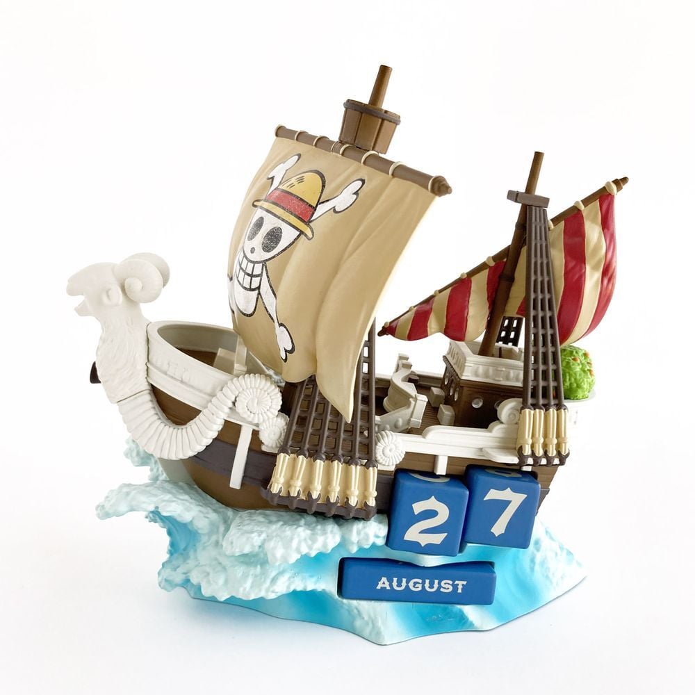 Calendario perpetuo 3D del Going Merry de One Piece