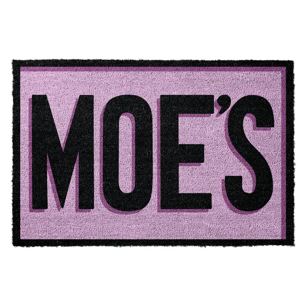 Felpudo morado Taberna de Moe de Los Simpsons