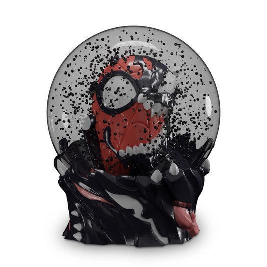 Bola de nieve de Spider-Man Marvel con partículas negras