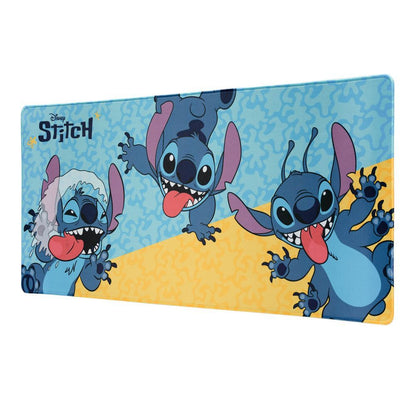 Alfombrilla gaming Disney Stitch azul y amarilla