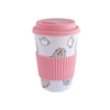 Vaso de cerámica Pusheen Moments de 400 ml con tapa y banda rosa