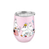 Vaso térmico rosa ERIK de 354 ml con personajes Moomin