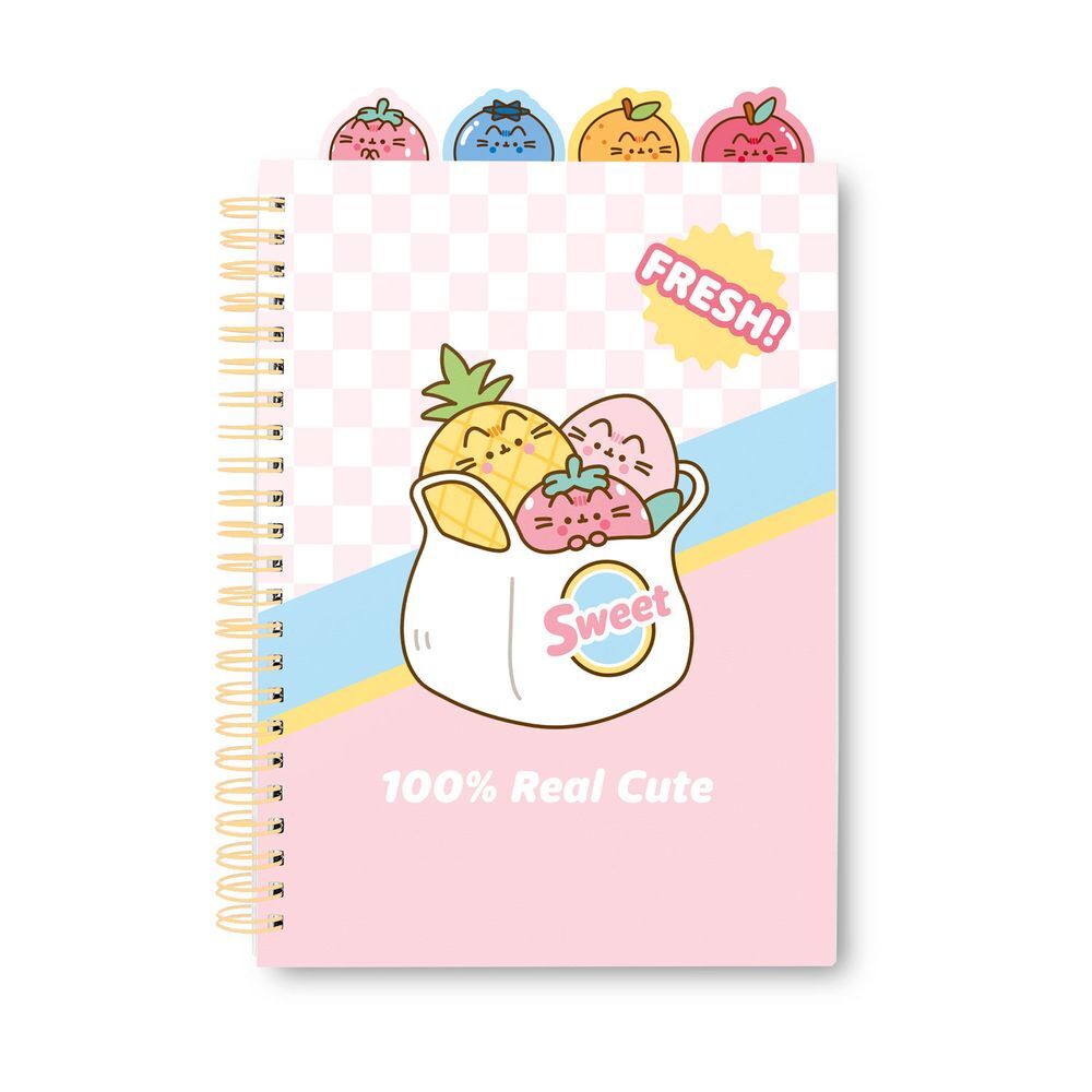 Cuaderno A5 Pusheen Fruits con diseño de frutas