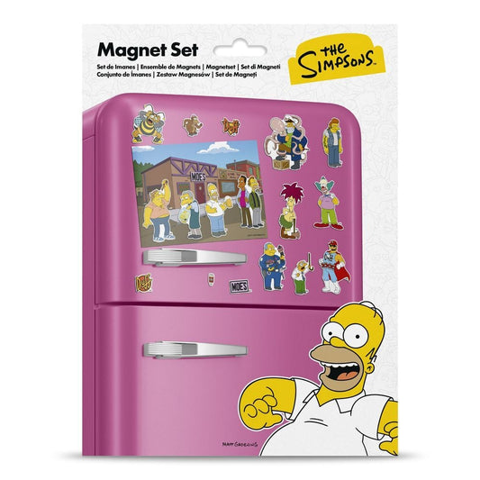 Set de imanes troquelados de Los Simpsons con diseños de la Taberna de Moe