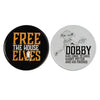 Set de 2 posavasos de Dobby Harry Potter con frases de la saga
