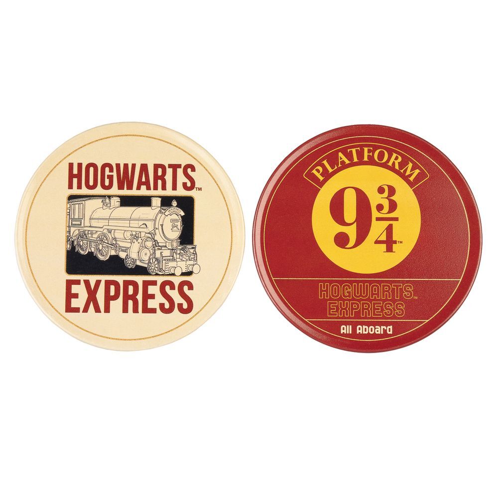 Set de 2 posavasos Harry Potter Hogwarts Express y Plataforma 9 3/4