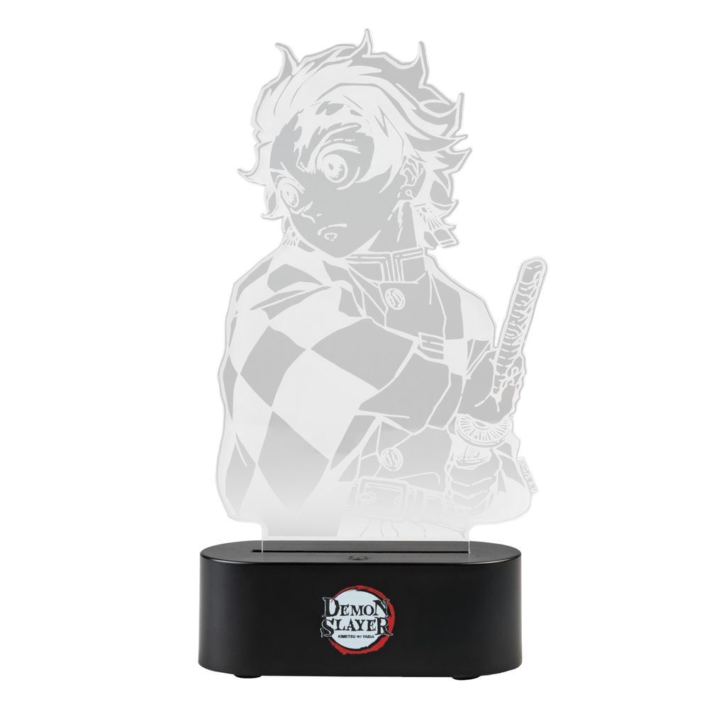 Lámpara LED de Demon Slayer con Tanjiro iluminado en verde - 2