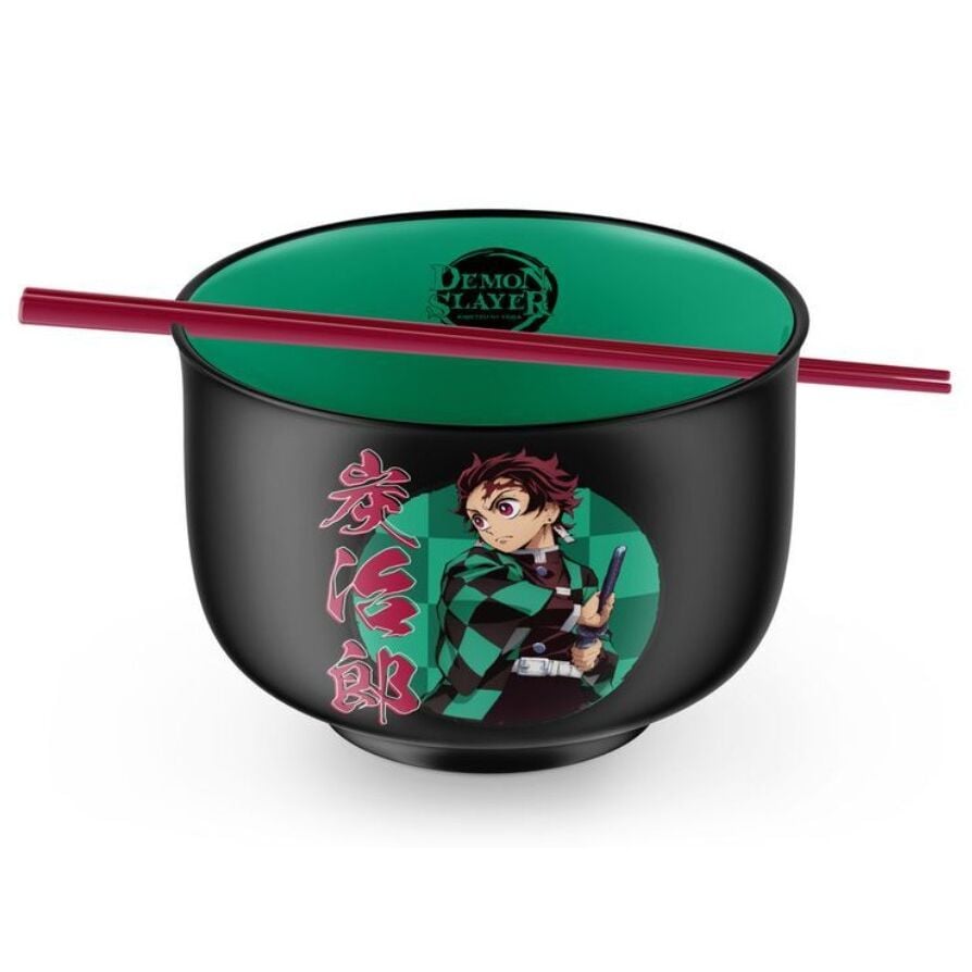 Bowl de ramen Demon Slayer con diseño de Tanjiro