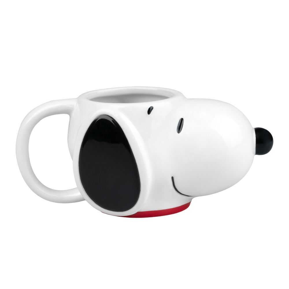 Taza 3D blanca con forma de Snoopy - 2
