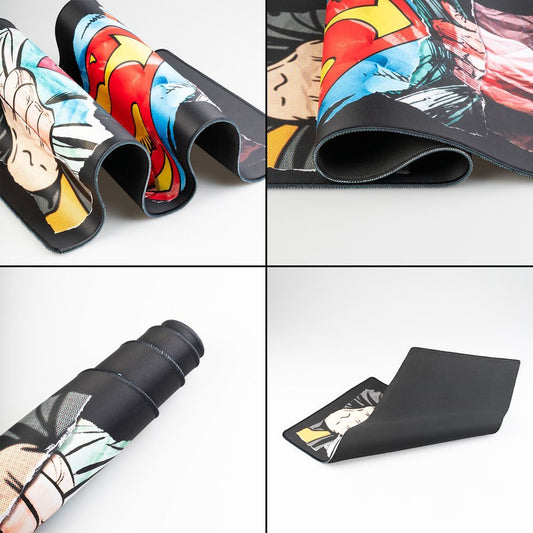 Alfombrilla gaming de Superman DC Comics con emblema central - 3