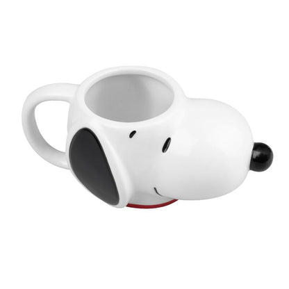 Taza 3D blanca con forma de Snoopy - 3