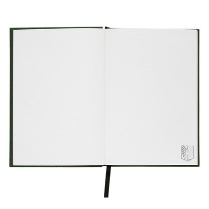 Cuaderno A5 ERIK de Attack on Titan con tapa verde y diseño de Final Season - 3