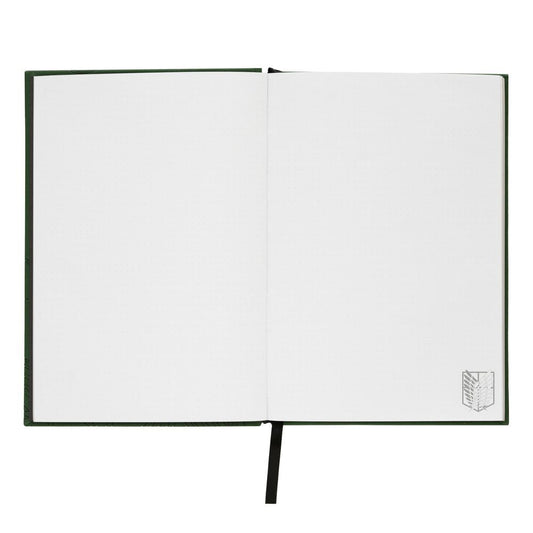 Cuaderno A5 ERIK de Attack on Titan con tapa verde y diseño de Final Season - 3