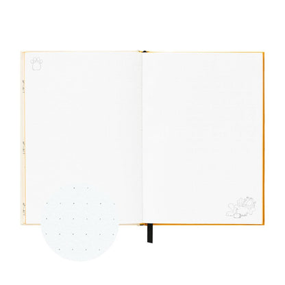 Cuaderno A5 Garfield ERIK con tapa dura y diseño retro naranja y negro - 3