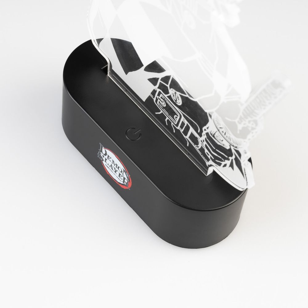 Lámpara LED de Demon Slayer con Tanjiro iluminado en verde - 4