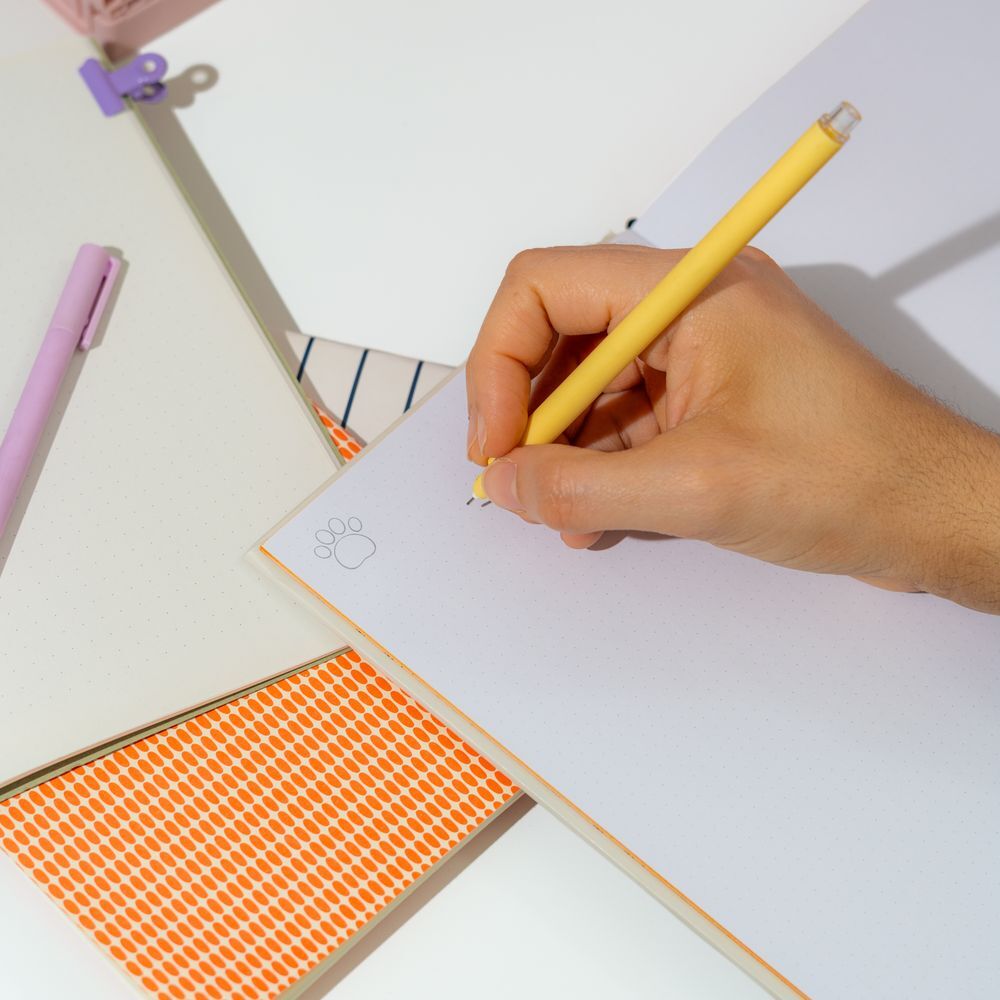 Cuaderno A5 Garfield ERIK con tapa dura y diseño retro naranja y negro - 6