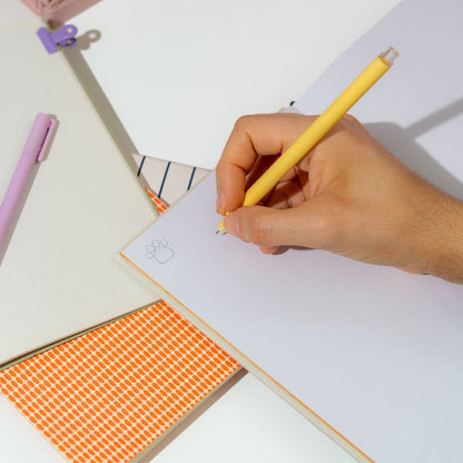 Cuaderno A5 Garfield ERIK con tapa dura y diseño retro naranja y negro - 6