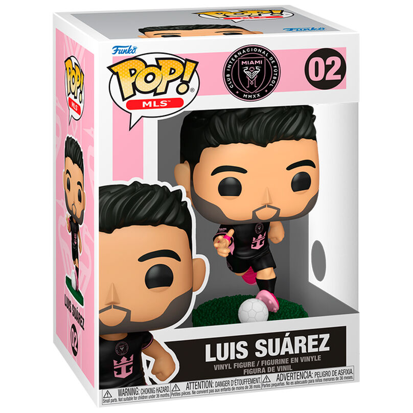Figura Funko POP! de Luis Suárez con el Inter Miami y un balón - 2