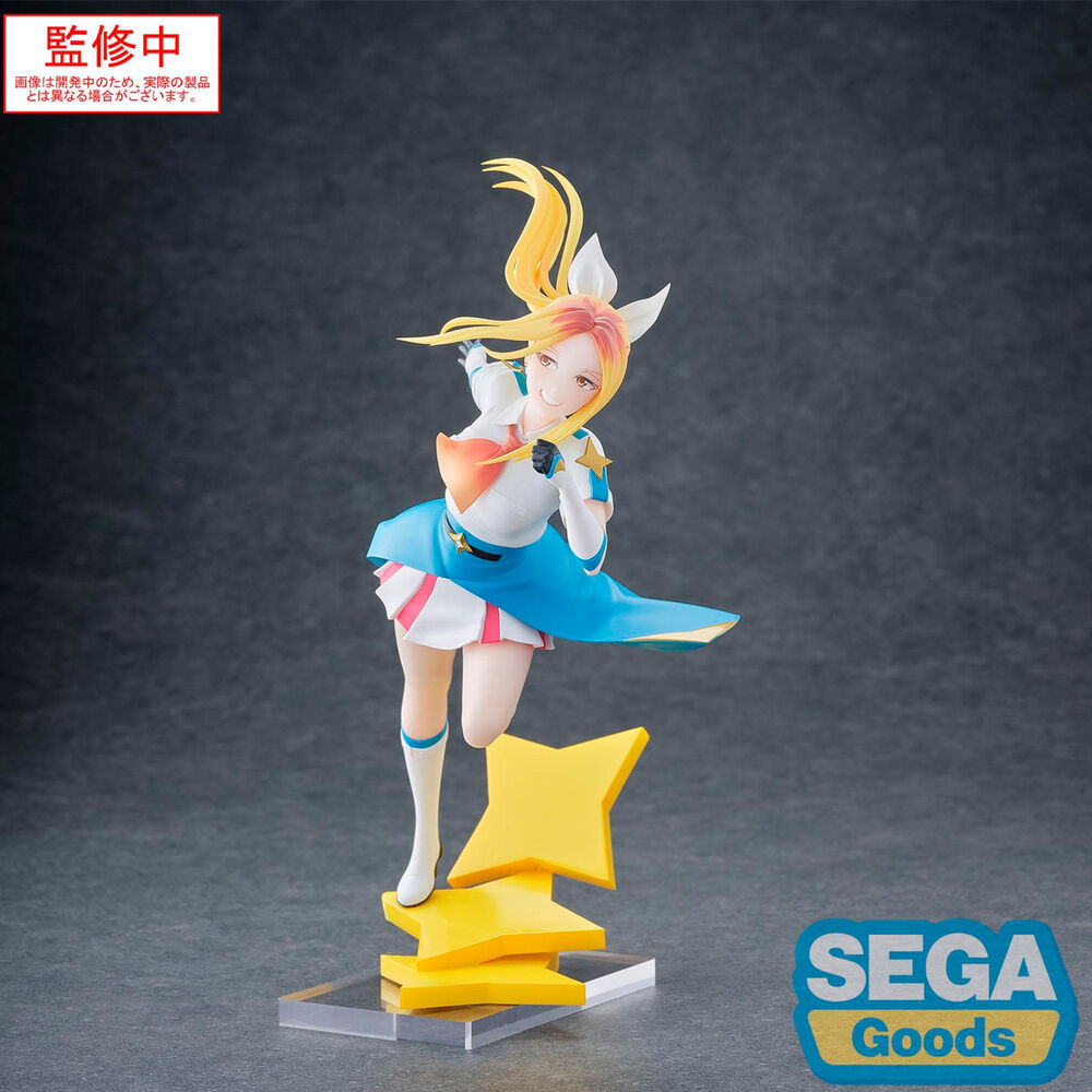 Figura de Hitomi Koshigaya Luminasta en pose dinámica sobre una base con estrellas - 3