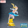 Figura de Hitomi Koshigaya Luminasta en pose dinámica sobre una base con estrellas